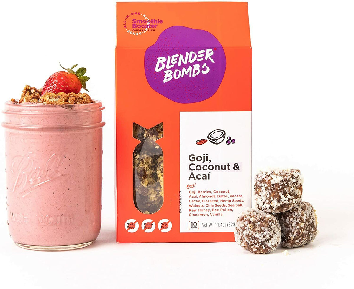 Goji, noix de coco et açaï