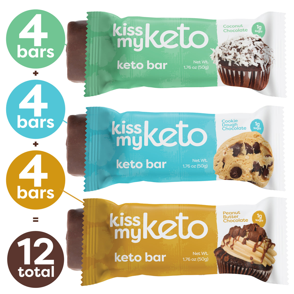 Keto Bar Variety Pack (12 Pack)
