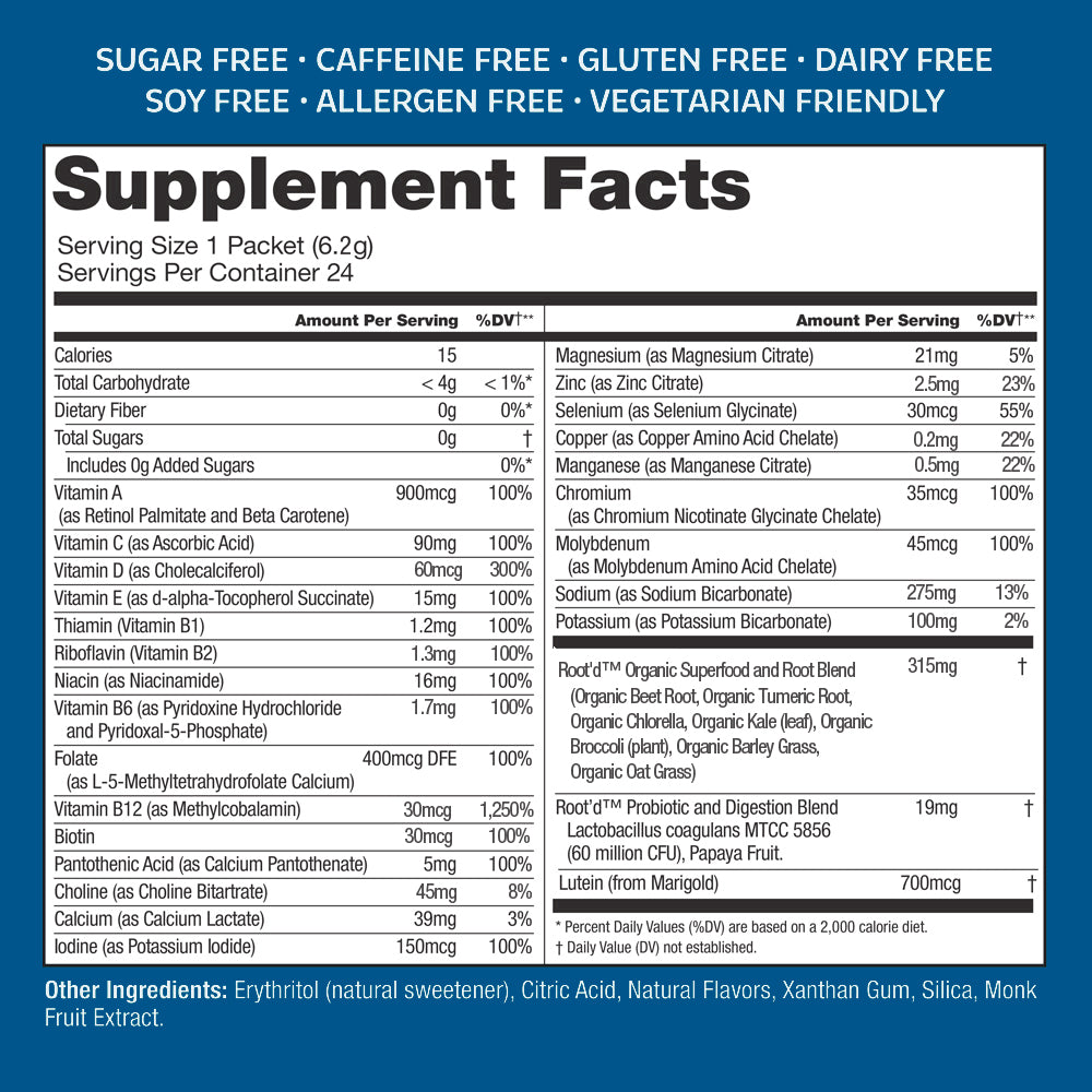 Orchard Berry Sugar-Free Electrolytes+Full Spectrum Multivitamin For Men