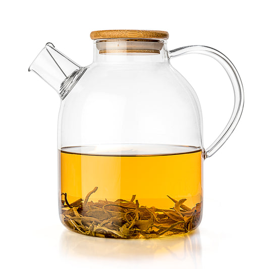Tealyra Glass Stove-top Teapot & Kettle Heat Resistant Borosilicate Pitcher Carafe 60 fl.oz