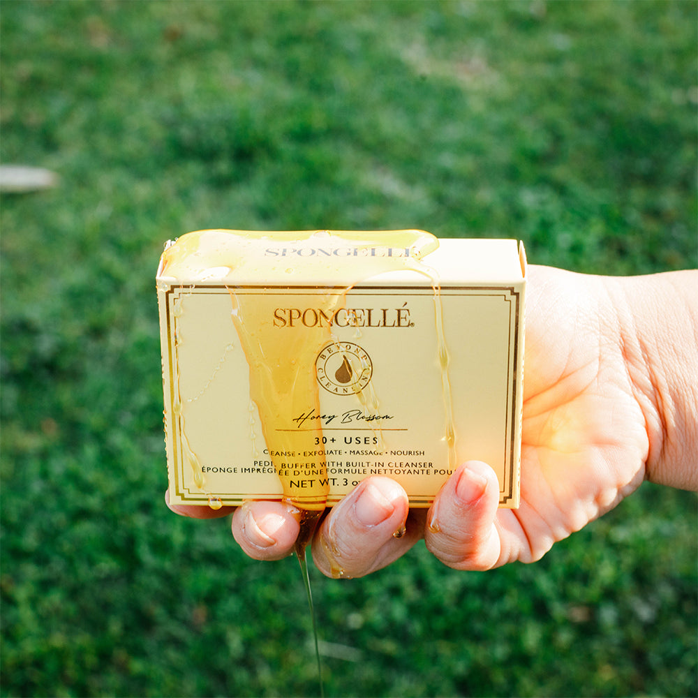 SPONGELLE Honey Blossom Pedi Buffer