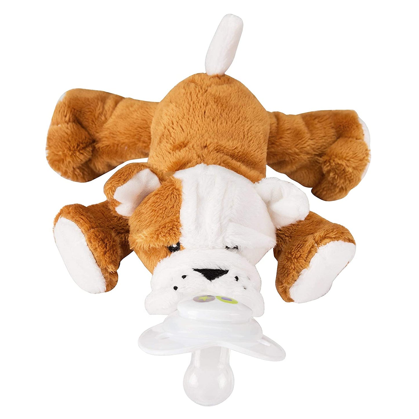 Pacifier Holder and Rattle - Barkley The Bull Dog