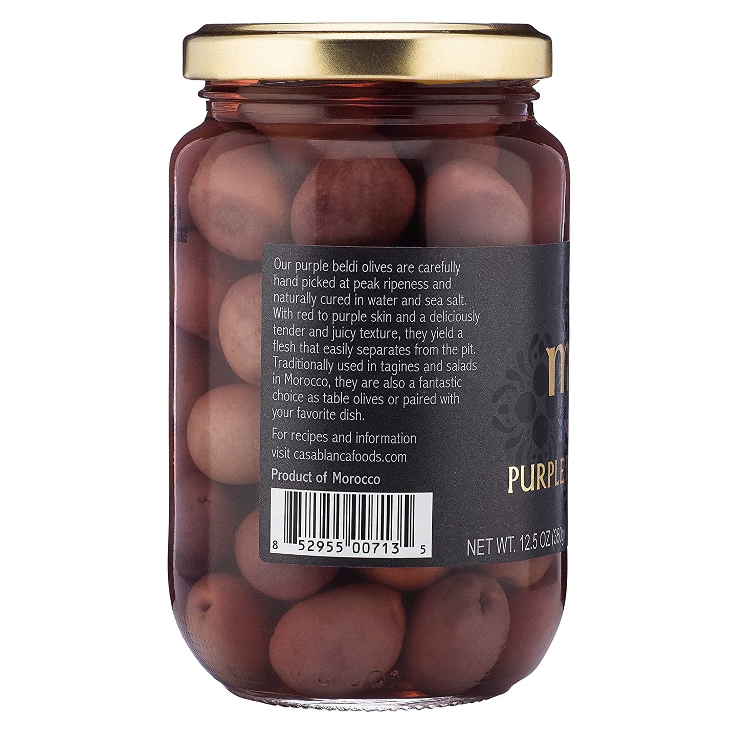Moroccan Purple Beldi Olives