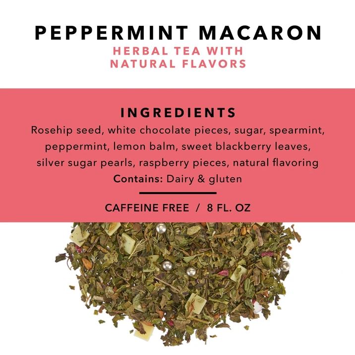 Peppermint Macaron Loose Leaf Tea