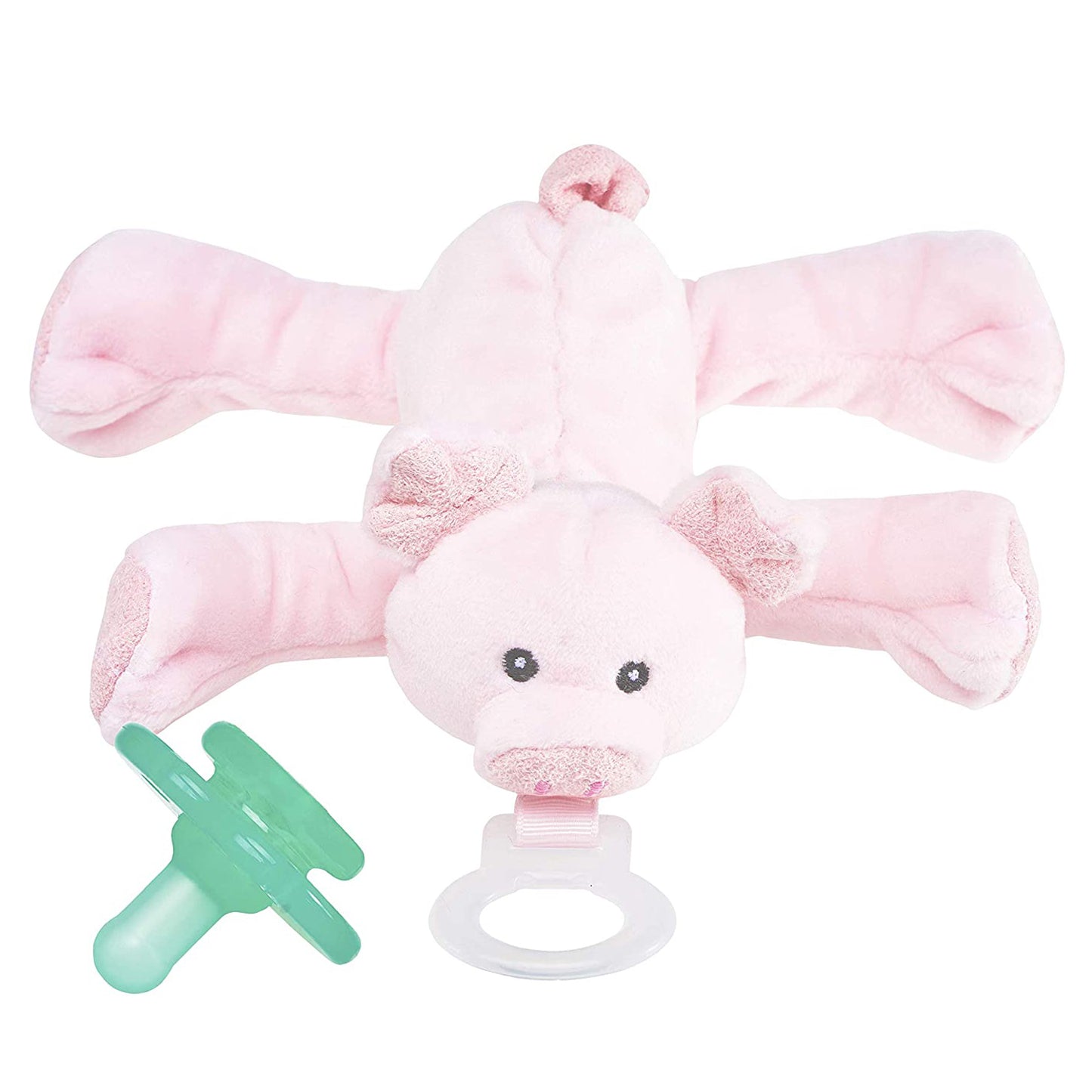 Pacifier Holder and Rattle - Pigi The Pig