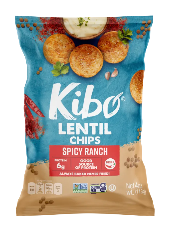 Chips de lentilles - Ranch épicé, 4oz