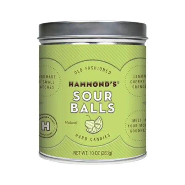 Drop Candy - Natural Sour Ball Assorted, 10oz Tin