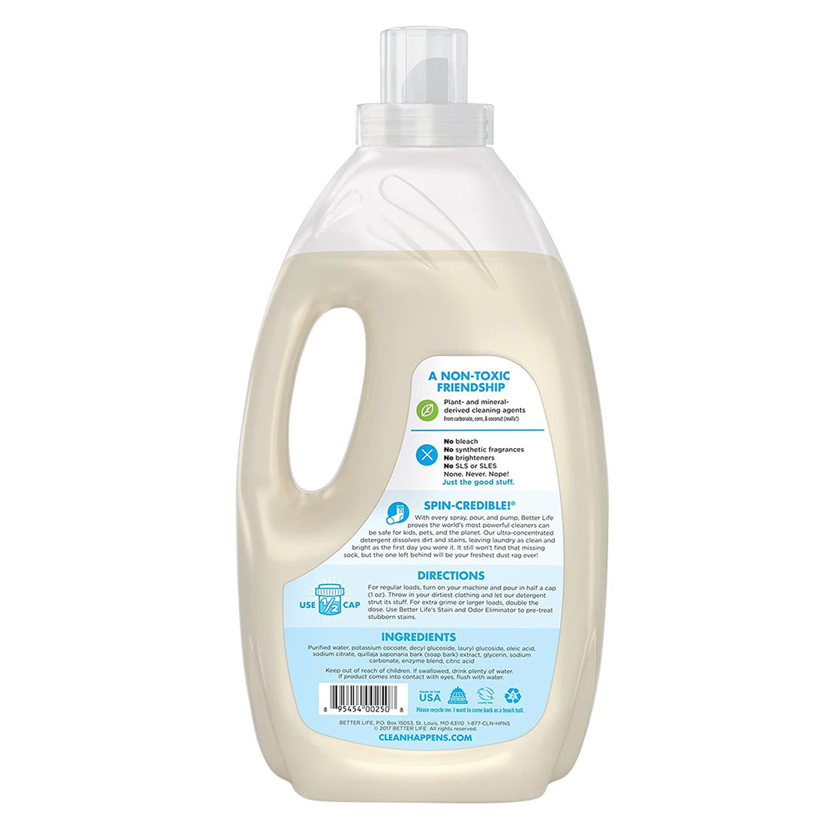 Détergent à lessive naturellement anti-saleté