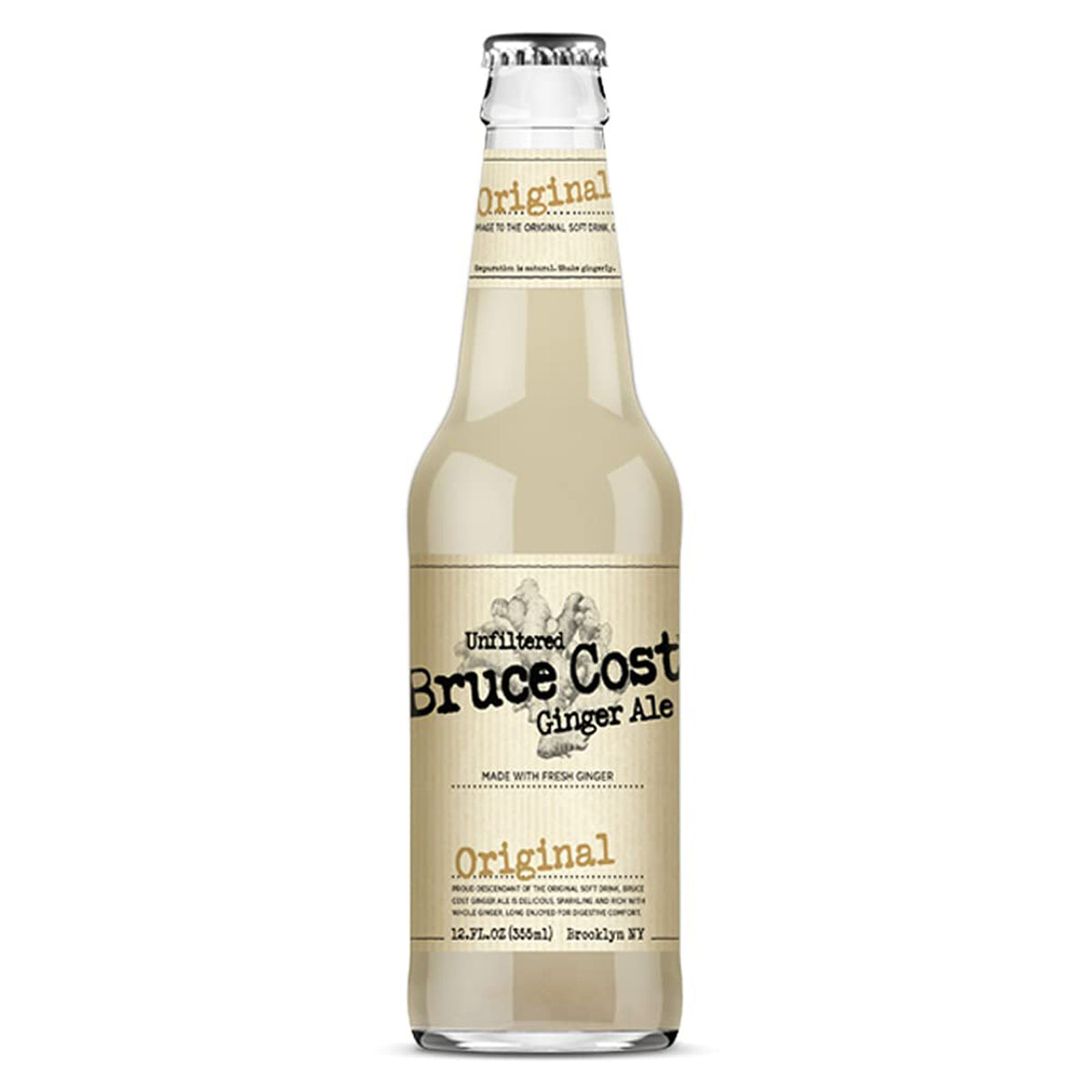 Saveurs de soda au gingembre non filtrées