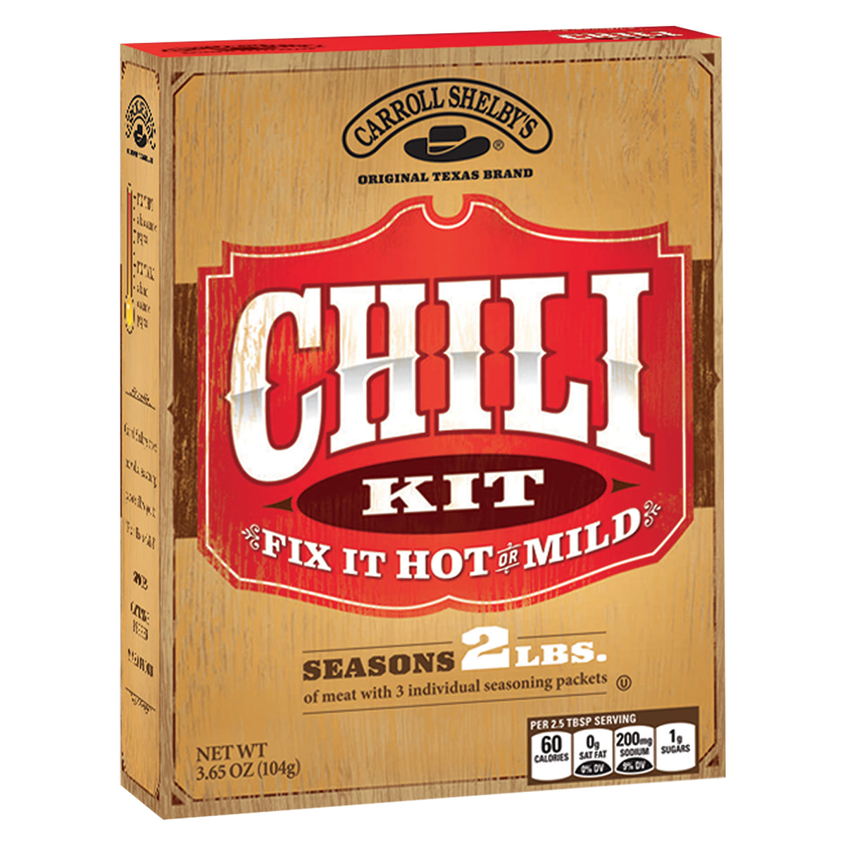 Kit original de chili du Texas