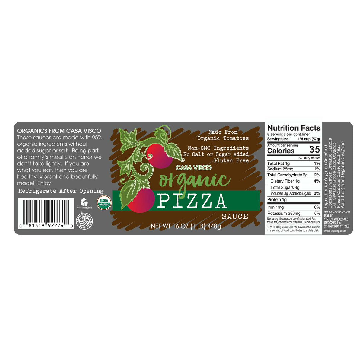 Sauce à Pizza Bio