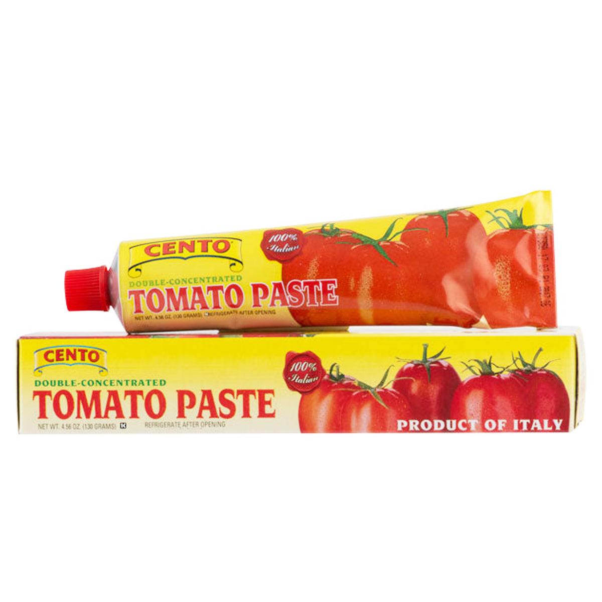 Tubo de pasta de tomate