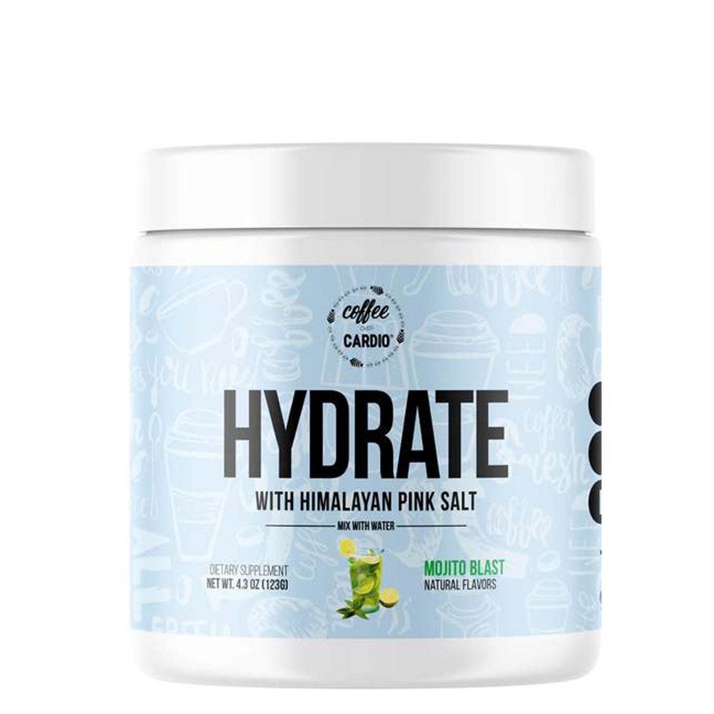 Mezcla de hidratos en agua