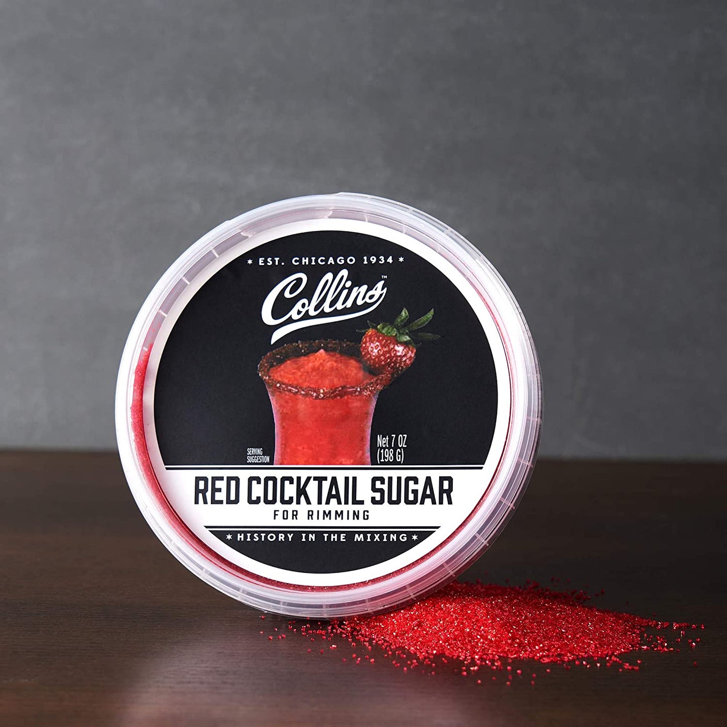 Red Cocktail Sugar For Rimming