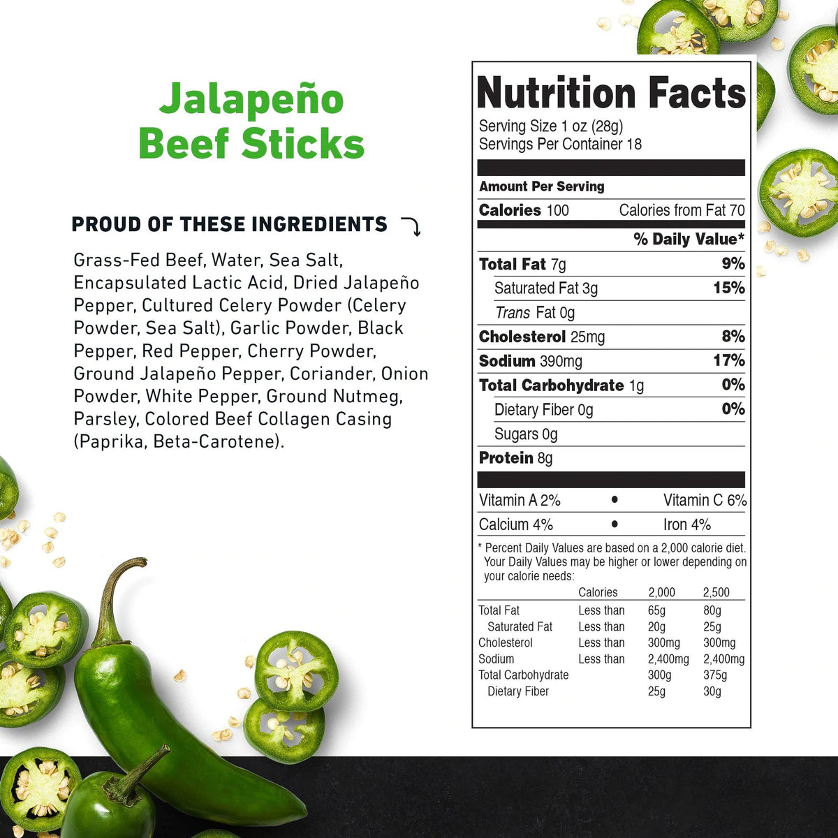 Grass-Fed Beef Sticks