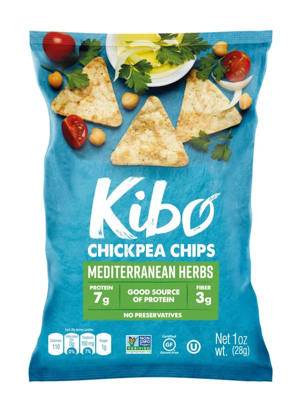 Chips de pois chiches - Herbes méditerranéennes, 1oz