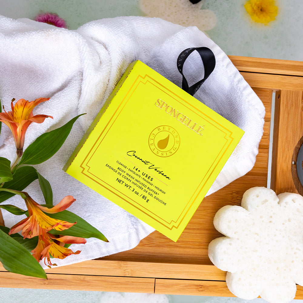 SPONGELLE Coconut Verbena Boxed Flower