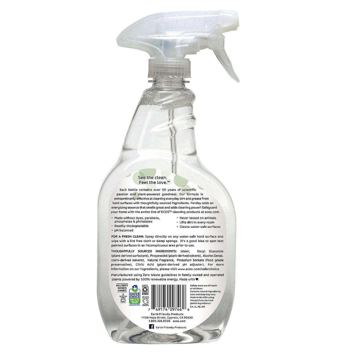 Nettoyant tout usage alimenté par les plantes