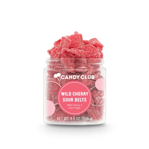 Candy Club Wild Cherry Sour Belts