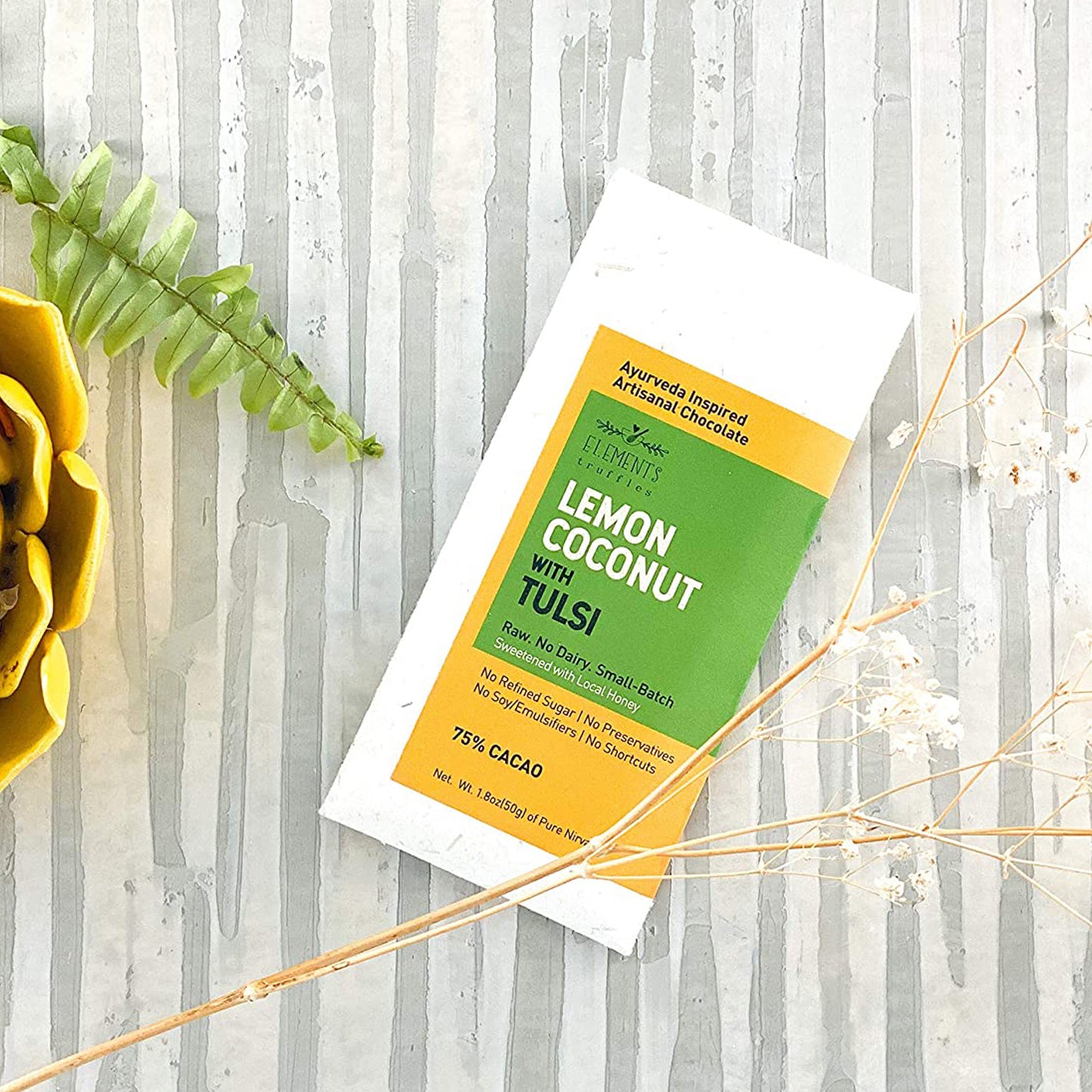 Lemon Coconut with Tulsi