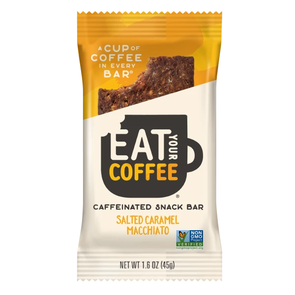 Mangez vos barres de collation caféinées