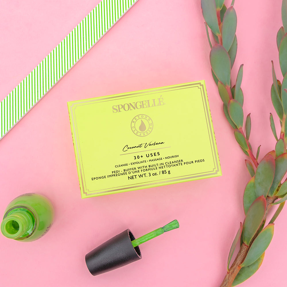 SPONGELLE Coconut Verbena Pedi Buffer