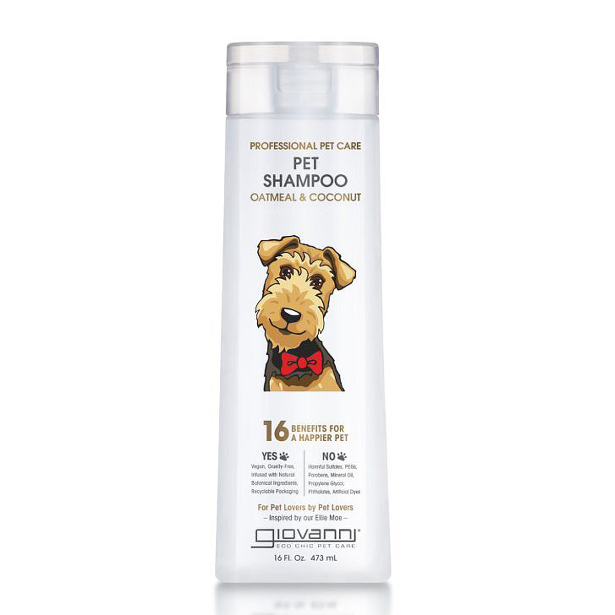 Shampoing pour animaux à l'avoine et à la noix de coco