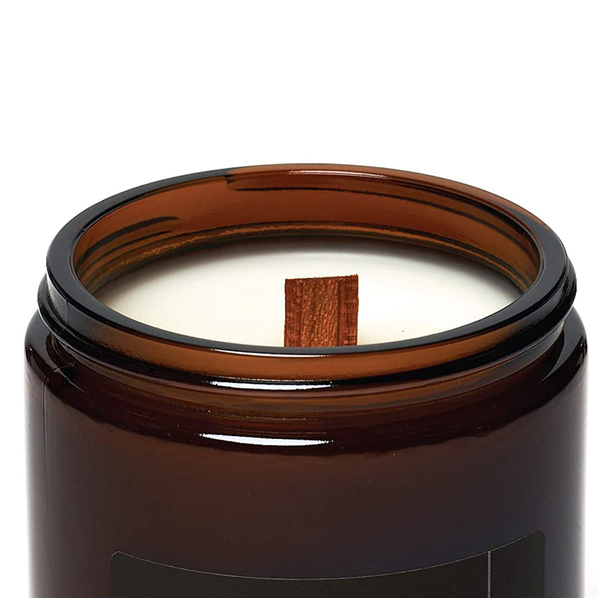 Velas crepitantes de mecha de madera con cera de coco orgánica