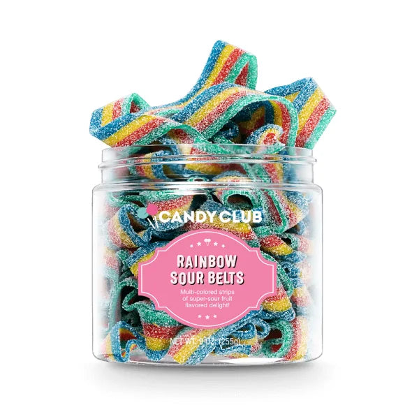 Candy Club Rainbow Sour Belts