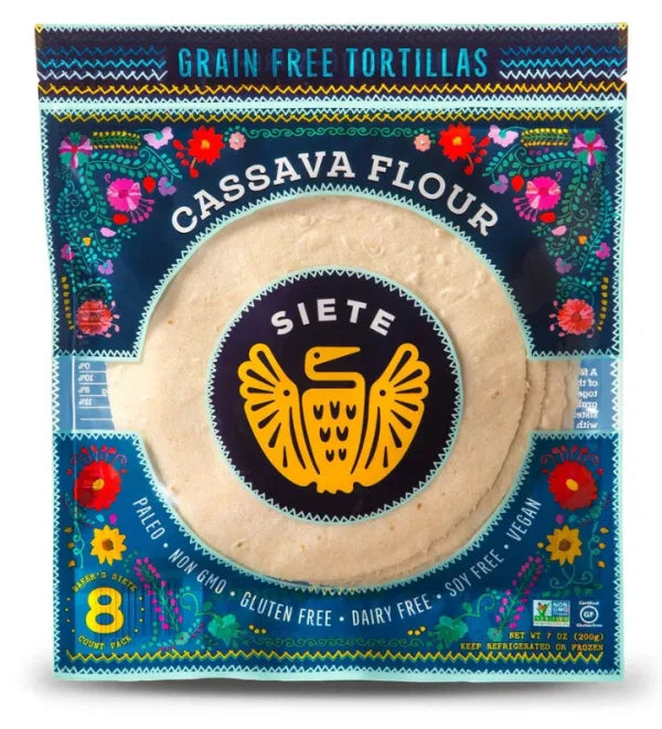 Tortillas Sin Granos - Harina De Yuca