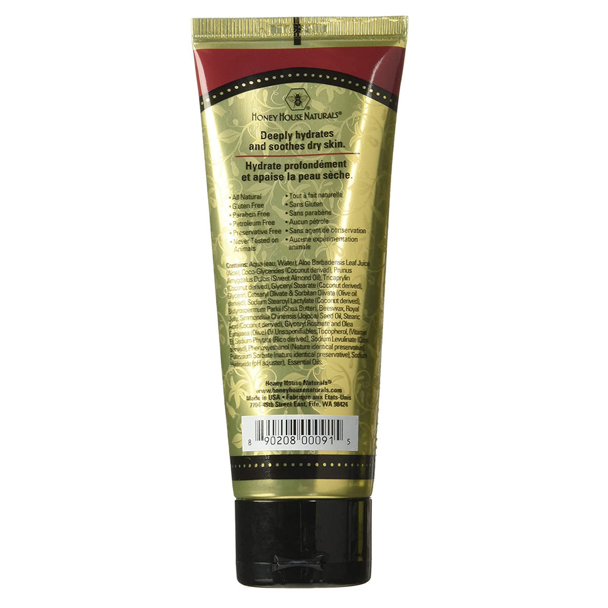 Tube de crème au beurre d'abeille et aux agrumes