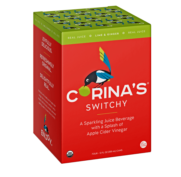 Corina's Original Lime Ginger Switchy - 6 - paquet de 4
