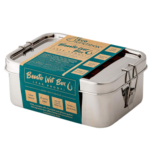 ECOlunchbox Bento Caja Húmeda Rectángulo