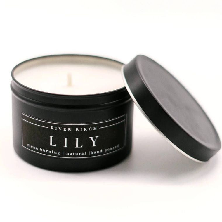Velas de abedul de río Vela de soja lirio de 8 oz