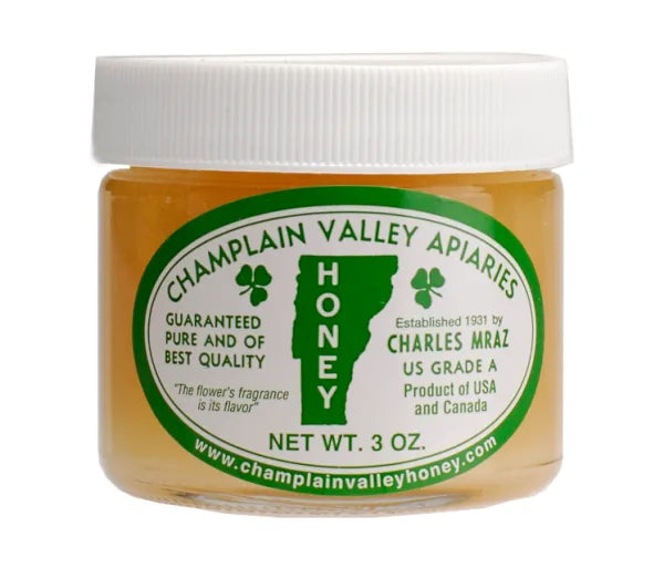 Miel cruda de colmenares de Champlain Valley - 3oz