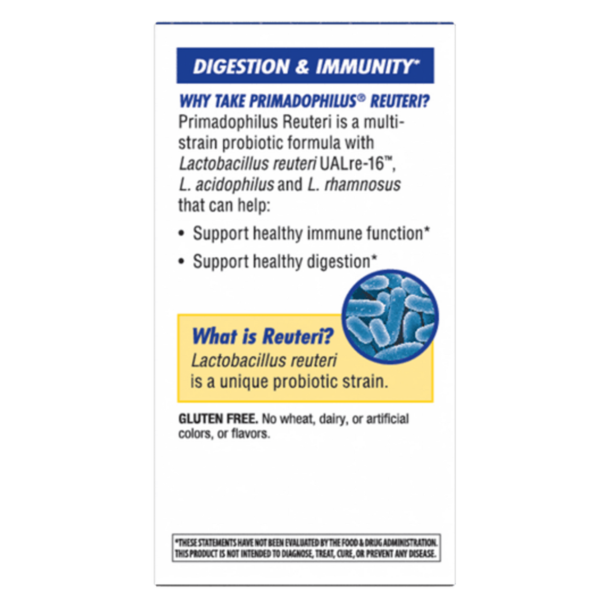 Primadophilus Reuteri Probiotics