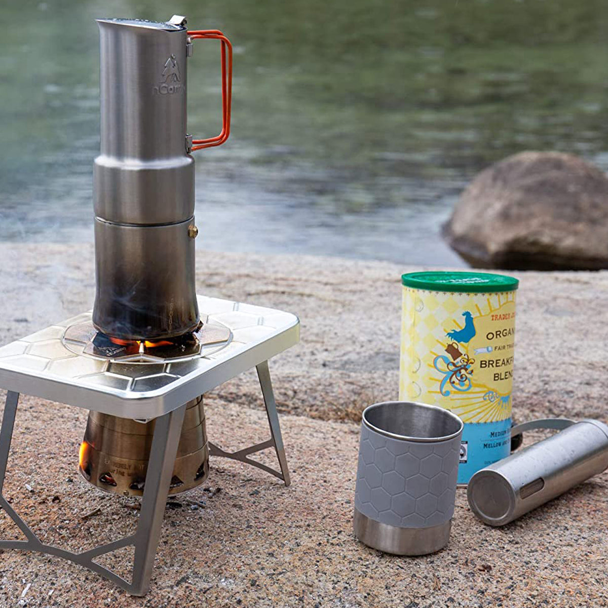 Cafetière de camping portative