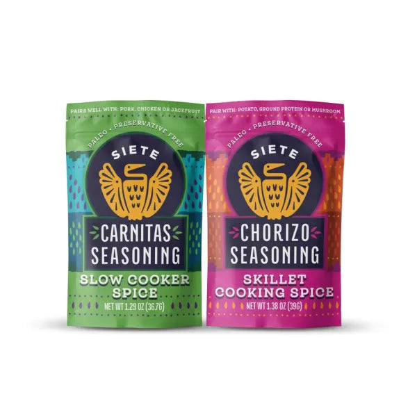 Seasoning - Carnitas & Chorizo Mixed 12 Pack