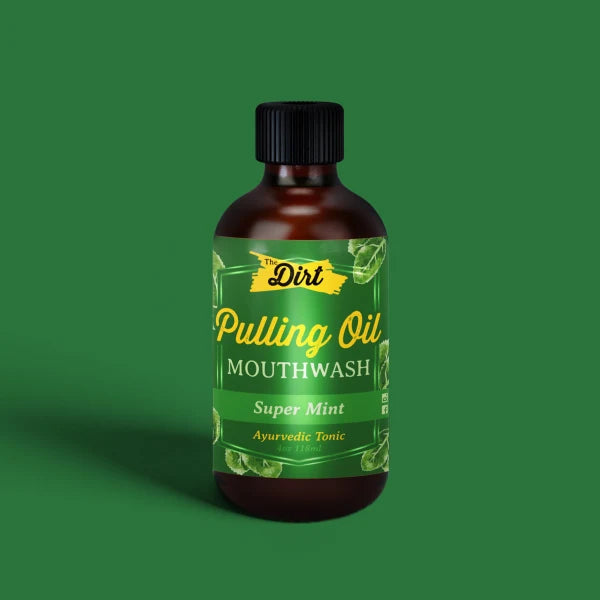 Oil Pulling Mouthwash - Super Mint - 4 oz