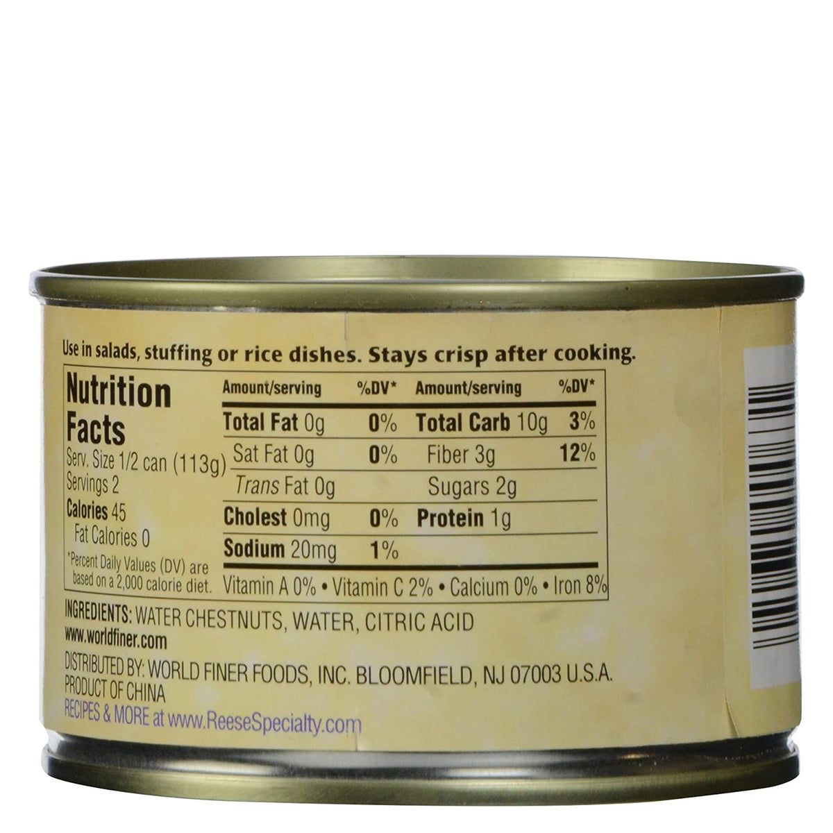 Sliced Water Chestnuts