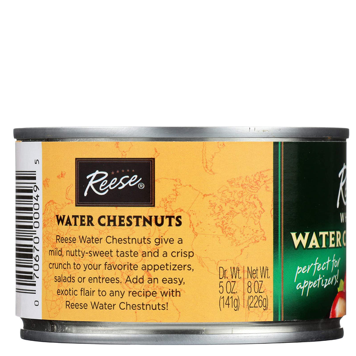 Castañas de agua enteras