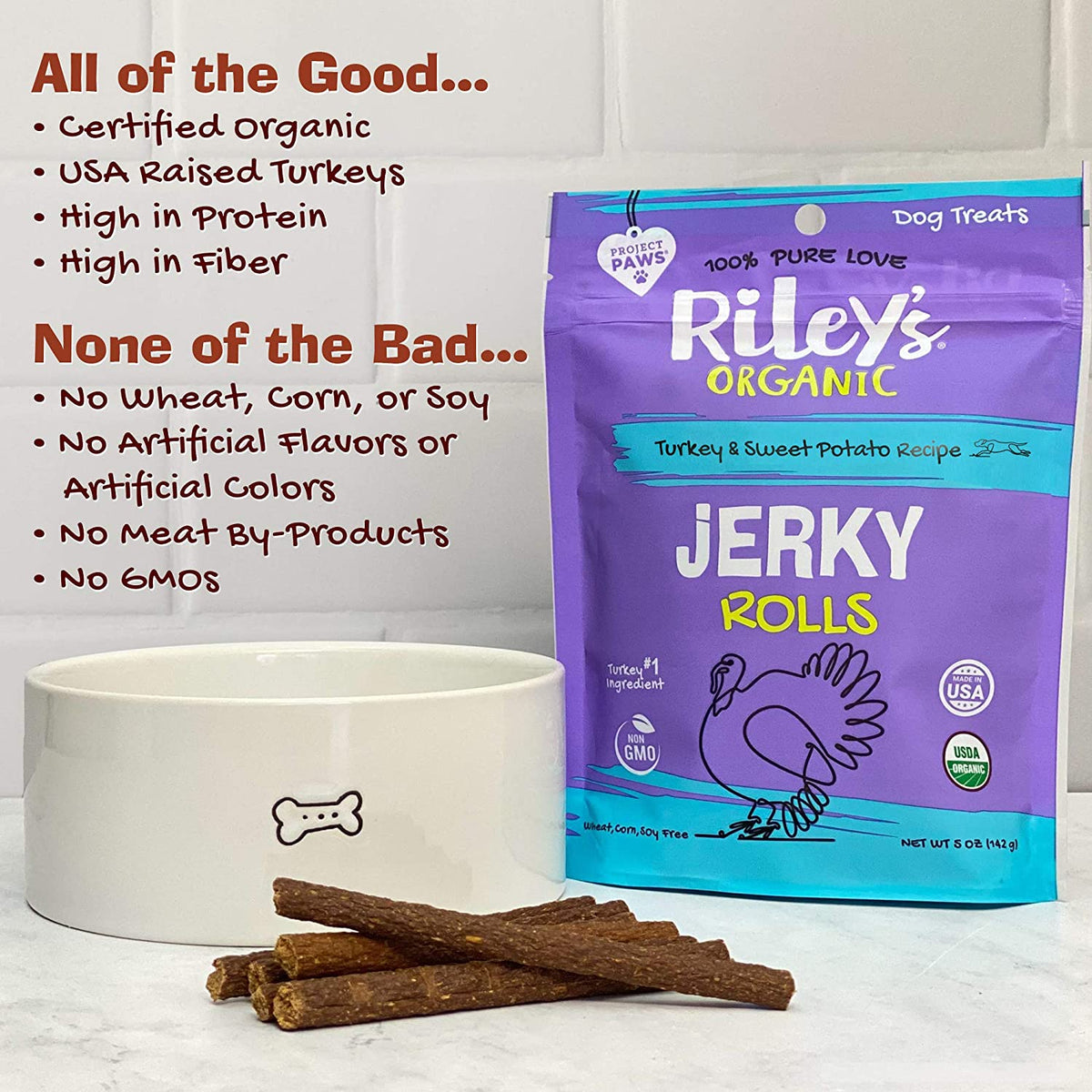 Dog Treats Jerky Rolls