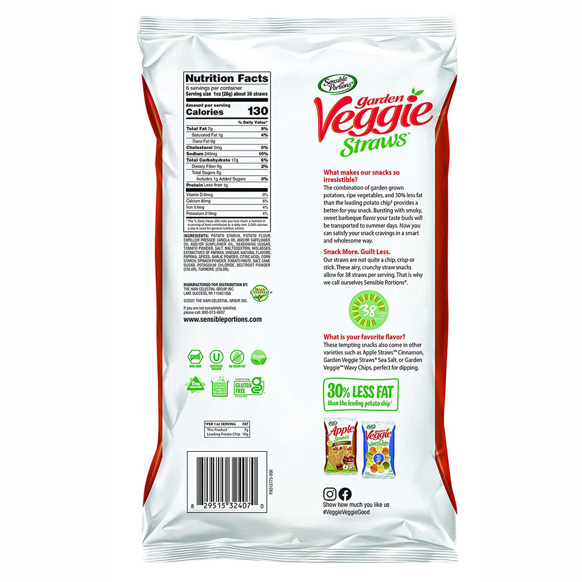 Garden Veggie Straws