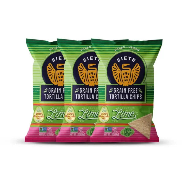 Lime Grain Free Tortilla Chips - 1oz