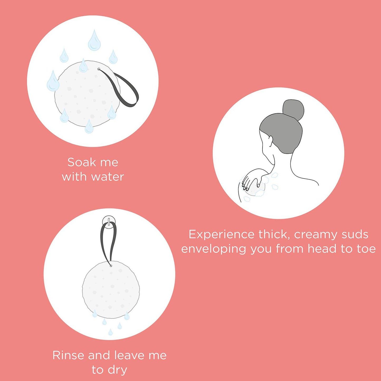 Freesia Pear Wild Flower Bath Sponge