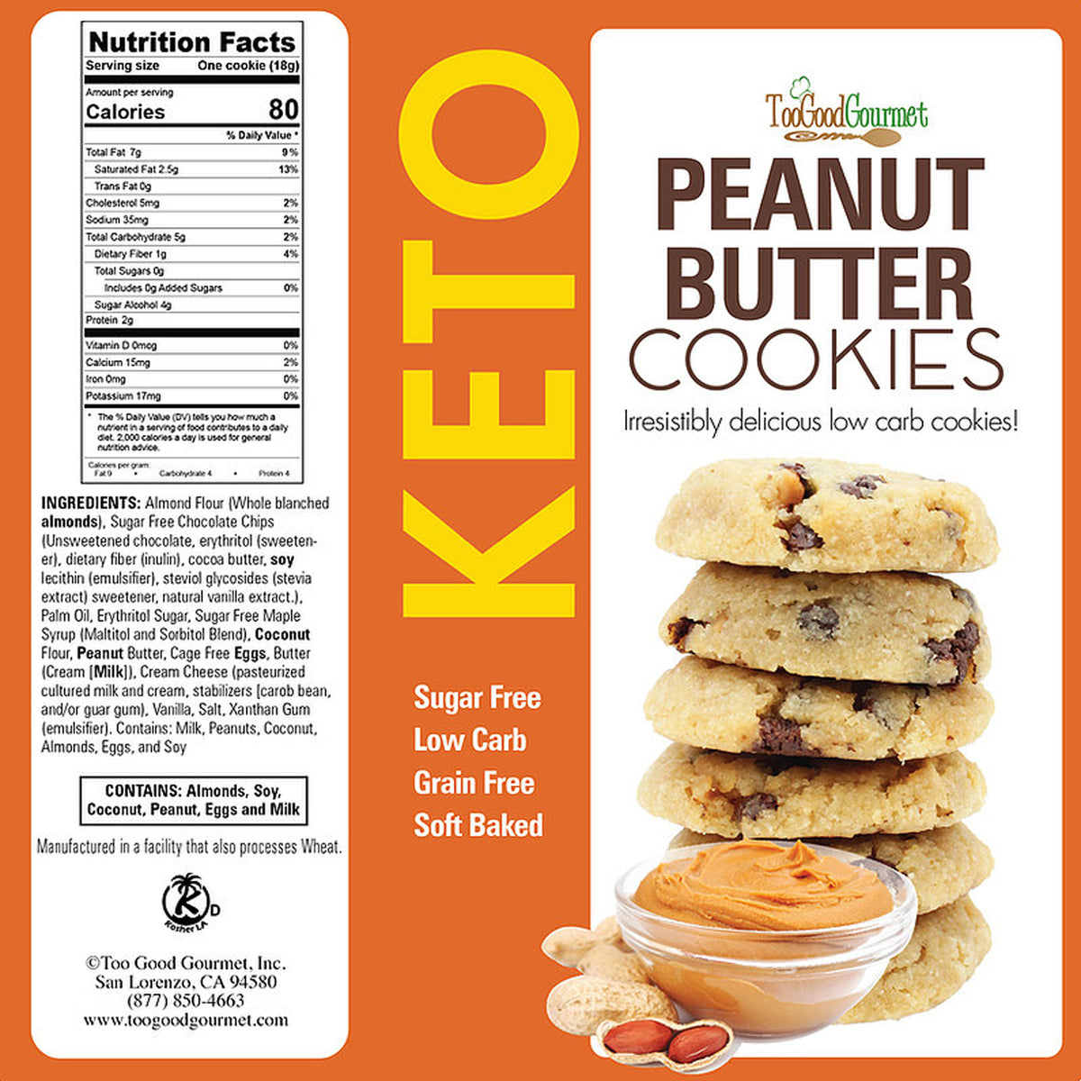 Peanut Butter Keto Cookies