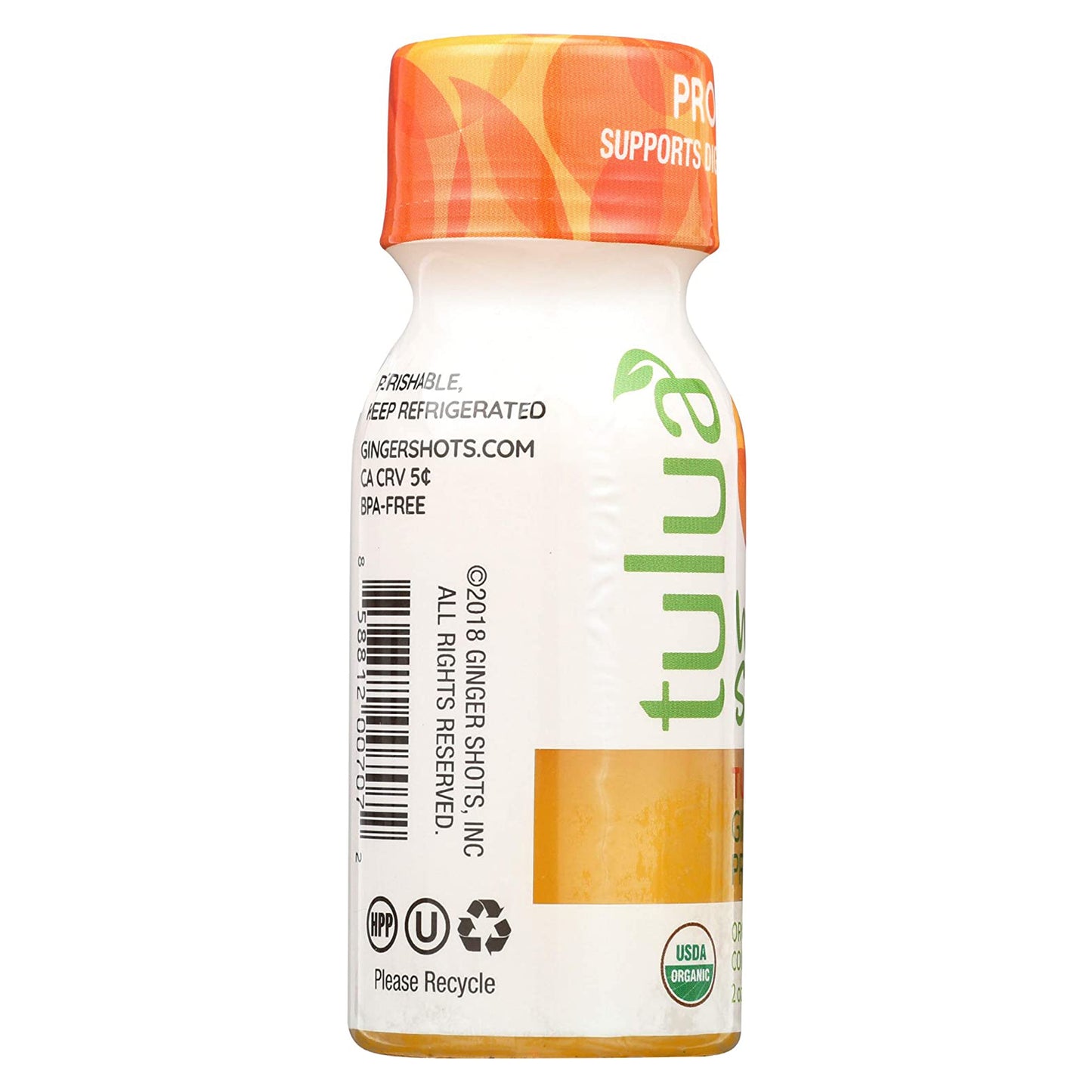 Turmeric Ginger Probiotic Shots