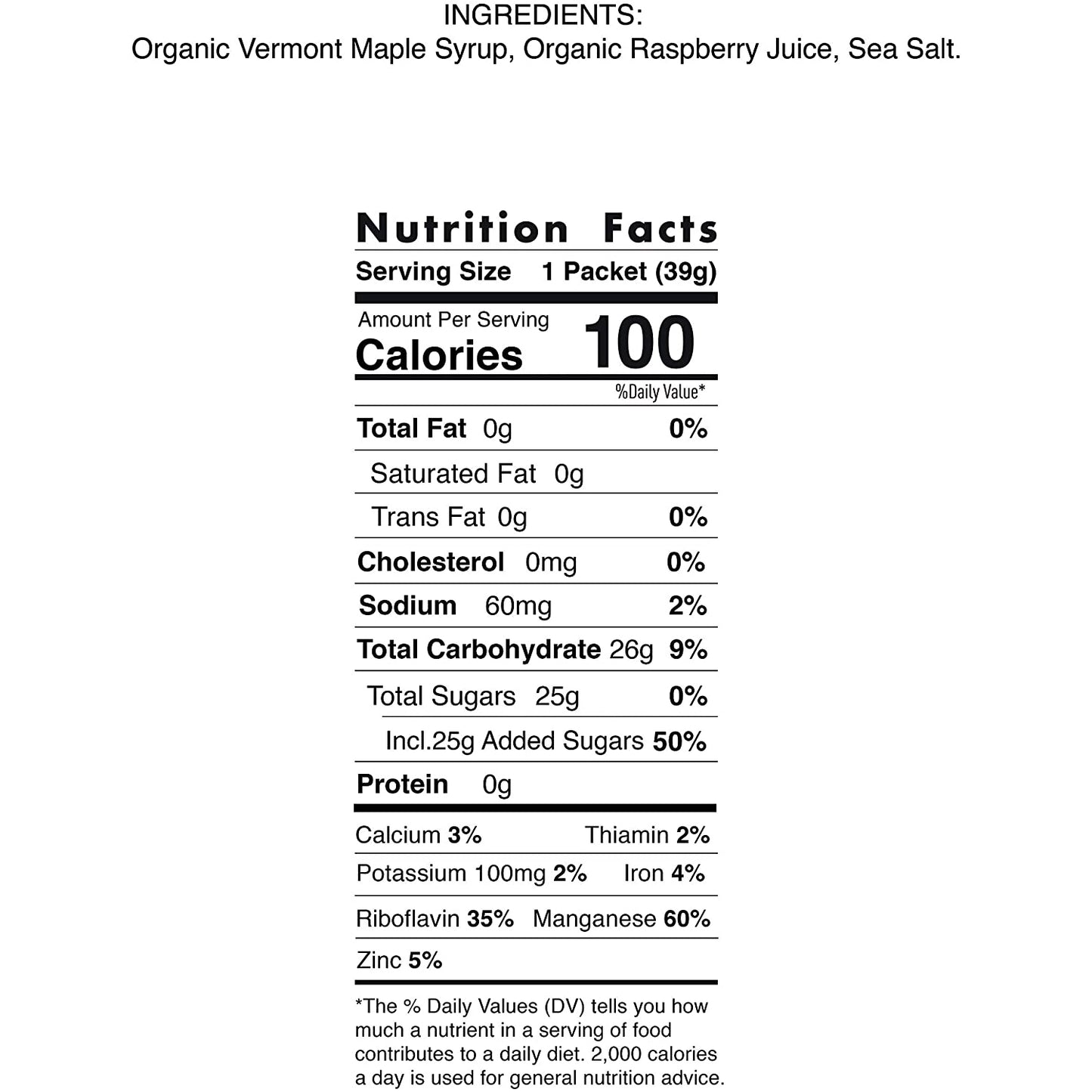 Salted Raspberry Infused Maple Syrup