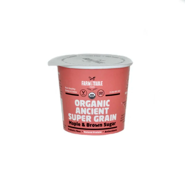 Organic Oatmeal Cups - Maple & Brown Sugar