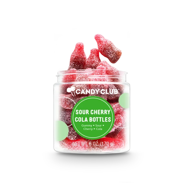 Candy Club Sour Cherry Cola Bottles